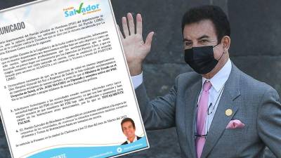 El designado presidencial, Salvador Nasralla.