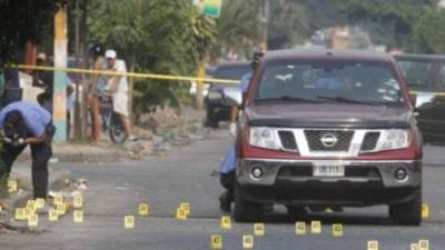 La masacre ocurrió el 30 de abril de 2016 en el barrio Cabañas de San Pedro Sula.