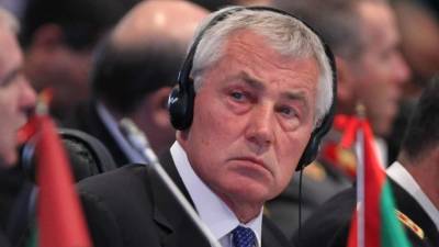 El secretario de Defensa de Estados Unidos, Chuck Hagel, asiste a la XI Conferencia de Ministros de Defensa de las Américas.