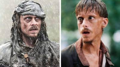 El actor Mackenzie Crook en su personaje en Piratas del Caribe.