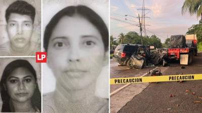 Los cuerpos habían sido llevados a la morgue de San Pedro Sula.