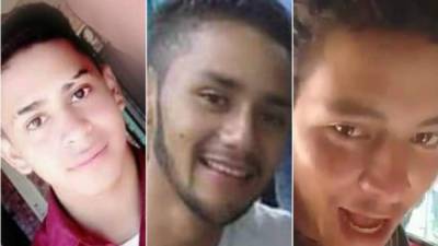 Víctimas fallecidas: Arnold Escoto Martínez (18 años), Marlon Gúnera Galo (21 años) y Gerardo García M. (20 años).