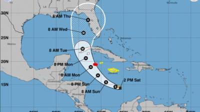 Ian se acercará al oeste de Cuba el lunes por la noche antes de situarse sobre el sureste del Golfo de México el martes.