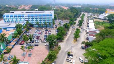 El bulevar del Mario Rivas de lado izquierdo. Foto/Drone: Yoseph Amaya.