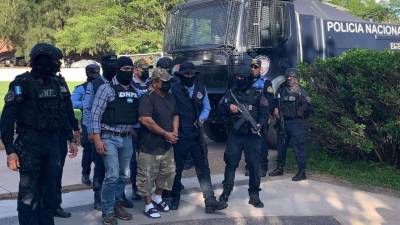 El extraditable fue capturado ayer en San Pedro Sula por la Policía Nacional.