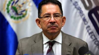El vocero del gobierno salvadoreño, Eugenio Chicas.