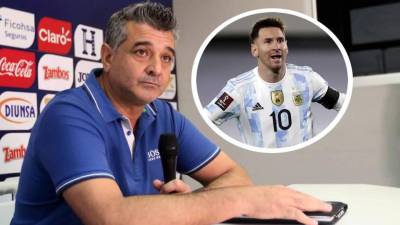 El argentino Diego Vázquez definió la convocatoria de Honduras para enfrentar a la Argentina de Lionel Messi.