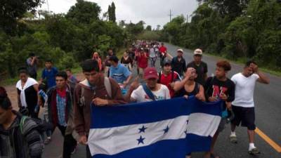 La caravana de este viernes es la segunda en enero de 2020, tras la que partió los días 14 y 15 por los puntos aduaneros de Corinto y Agua Caliente, fronterizos con Guatemala.