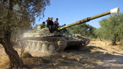 Los tanque de los rebeldes siguen patrullando varias zonas de Siria.