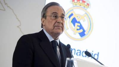 Florentino Pérez es el presidente del Real Madrid.