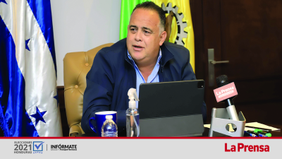 Armando Calidonio, alcalde de SPS. Fotos: Melvin Cubas.