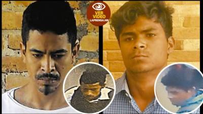 A Nery Adaíl (izquierda) Rivera le encuentran parecido con uno de los asesinos registrados en el video. Walter Fonseca es el segundo capturado.