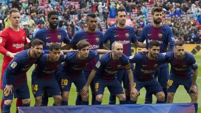 El FC Barcelona marcha líder en la Liga de España con 82 puntos. FOTO MUNDO DEPORTIVO.