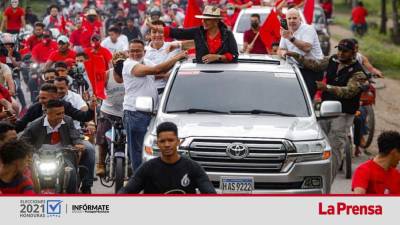 Xiomara Castro visitó el sábado tres municipios del departamento de Yoro en el marco de su campaña por la Presidencia de Honduras.