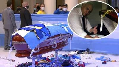 El velorio de Diego Maradona se realiza en Casa Rosada del Gobierno de Argentina.