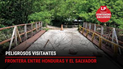 Muchos trayectos de la zona de Lempira llevan al río Sumpul, paso directo para El Salvador, pero aún los aldeanos no han visto pandilleros.