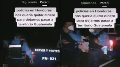 El vídeo fue grabado por inmigrantes.