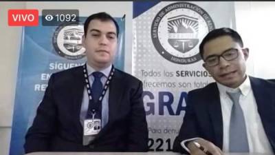 El webinar estuvo a cargo del director Centro Sur, Luis José García y el jefe nacional de Asistencia al Cumplimiento, Arnold Yanes.