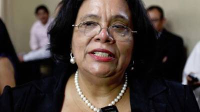 La exrectora de la Unah, Julieta Castellanos.