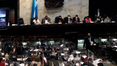 Congreso Nacional de Honduras en sesión.