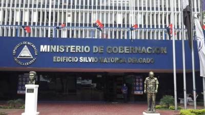 Instalaciones del edificio del Ministerio de Gobernación de Nicaragua.