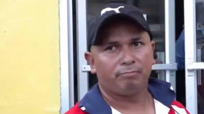 Osman Galeas se entregó a la Policía Nacional.