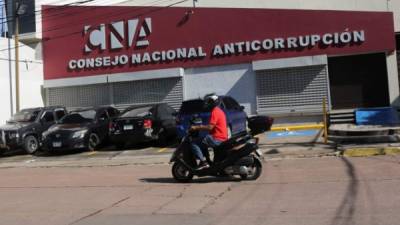 Fotografía de las instalaciones del Consejo Nacional Anticorrupción (CNA) este martes, en Tegucigalpa. EFE
