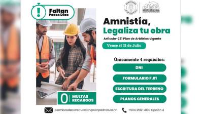 Los sampedranos pueden imprimir sus recibos ingresando a la página web <a rel=nofollow noopener noreferrer href=http://www.sanpedrosula.hn/recibos target=_blank>www.sanpedrosula.hn/recibos</a>, donde pueden descargar sus recibos, los cuales ya tiene reflejado la amnistía.