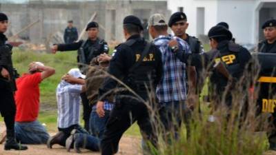 Supuestos colaboradores del cartel de Los Zetas.