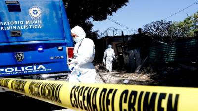 Agentes de la Policía Nacional acordonaron la escena del crimen | Imagen de referencia