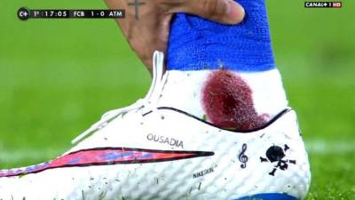 Neymar anotó el primer gol del juego entre Barcelona - Atlético de Madrid.