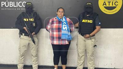 Zimri Bezai Cruz Olivera fue capturada ayer.