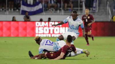 Honduras cae ante Venezuela en ensayo de cara a la Copa Oro
