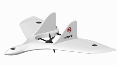 Prototipo de diseño del drone Sony-ZMP.