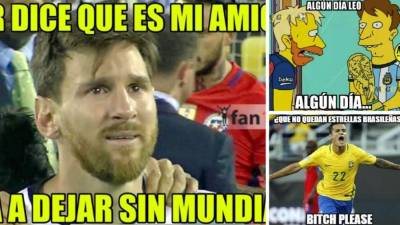Brasil venció por un contundente 3-0 a Argentina en el clásico sudamericano en el Mineirao de Belo Horizonte, por la eliminatoria de la Conmebol y las redes sociales no han perdonado a Messi. Mira los mejores memes.