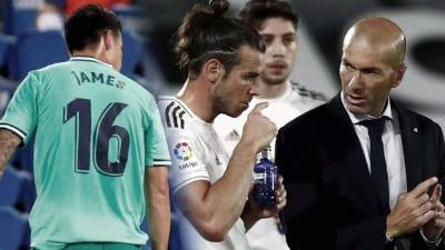 Zidane dejó fuera de convocatoria a James Rodríguez y Gareth Bale.