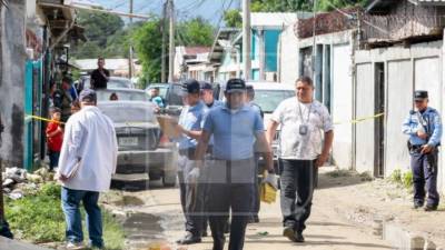 Una de las muertes ocurrió en la colonia Pradera, de SPS, adonde apuñalaron a Grovin Miguel Sarimiento Nolasco.