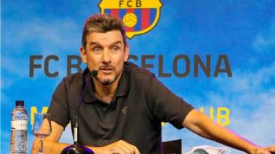 Juan Carlos Unzué fue asistente técnico del primer equipo del Barcelona con Luis Enrique.