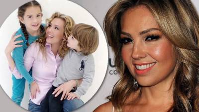 La cantante está muy orgullosa de sus dos pequeños.