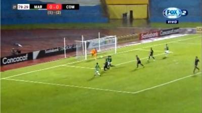 Yustin Arboleda marcó un golazo frente al Comunicaciones en la Liga Concacaf.
