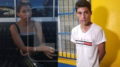 Alba Luz Delarca Pavón y su pareja Elder Josué Ventura Beltrand.