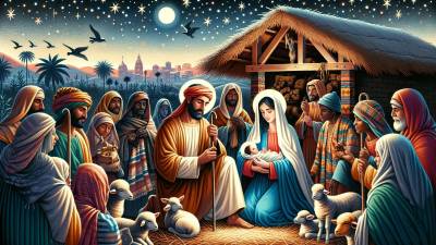 La Navidad comenzó a celebrarse ampliamente como una liturgia cristiana específica a partir del siglo IX