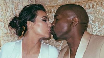 Kim Kardashian y Kanye West.