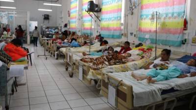 Los menores afectados por la manipulación de la pólvora en el departamento de Copán fueron llevados al hospital de Occidente.
