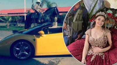 La quinceañera que está causando polémica tras posar en una sesión de fotografías con un grupo de sicarios es hija del supuesto narcotraficante 'El Padrino' en México.