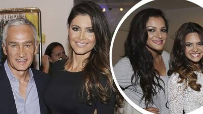 Jorge Ramos con Chiquinquirá Delgado. En la otra imagen Nathalia Casco.