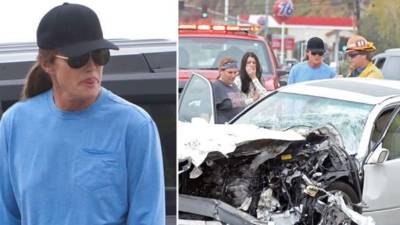 Bruce Jenner chocó en la autopista de Malibu y se provocó una carambola que dejó a una mujer muerta.