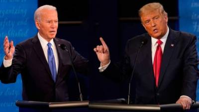 Trump aprovechó el último cara a cara frente a Biden para acusar a su rival demócrata de haber recibido dinero de Rusia.