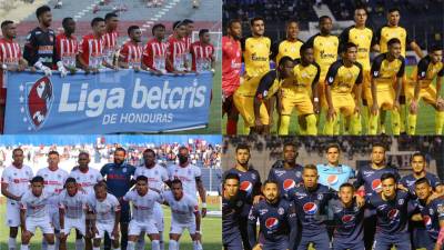 Vida, Real España, Olimpia y Motagua encabezan los primeros cuatro lugares en el Apertura 2021-2022.