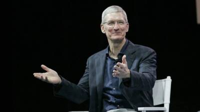 Tim Cook durante la conferencia WSJDLive 2014.